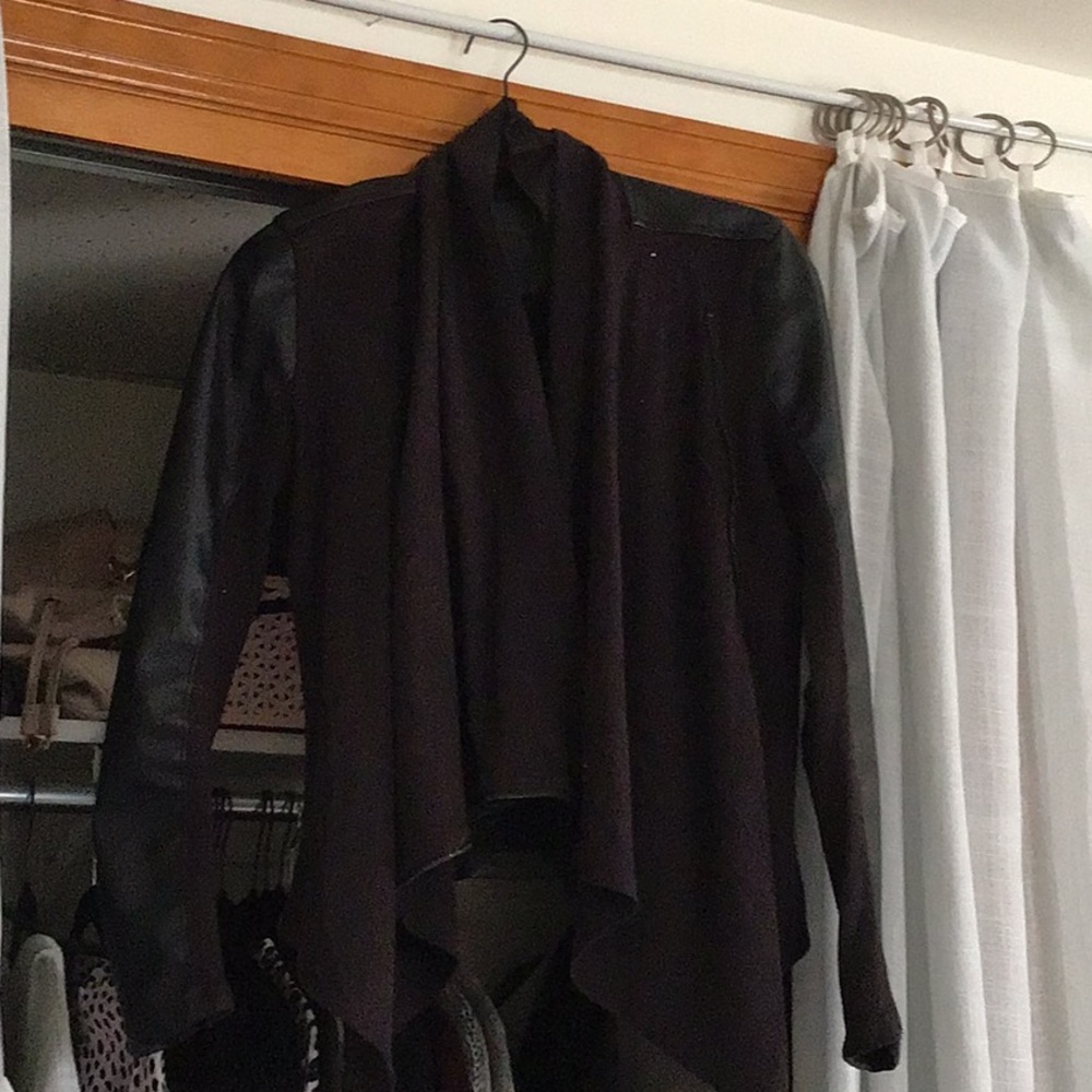 Faux leather jacket